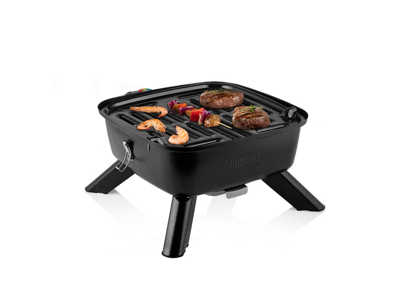 Rauchfreier Elektro Tischgrill mit Wasser kleiner Elektrogrill für Balkongrill