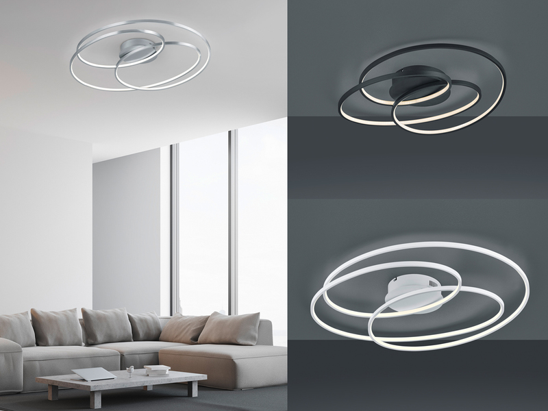 Ausgefallene LED Ringleuchten ovale deckenleuchten 60 und 80 cm