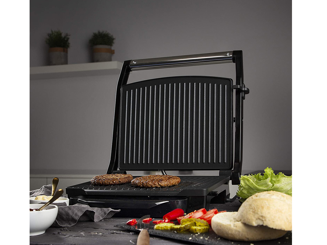 ELECTRIC CONTACT GRILLS Sandwich Maker Paninimaker Table Grill Steak