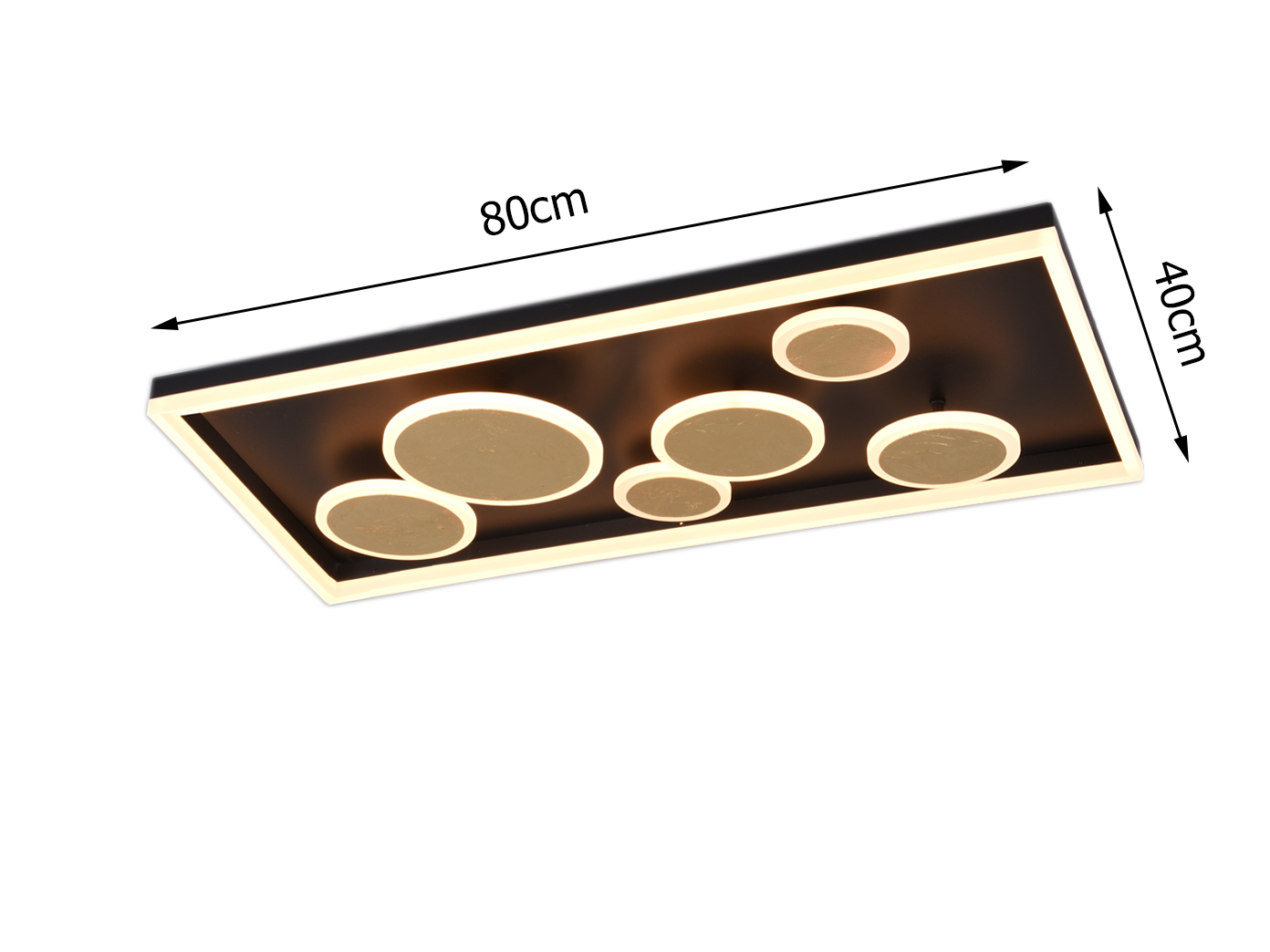 Große rechteckige beleuchtete LED Bilder Lichtpaneele Platten für die