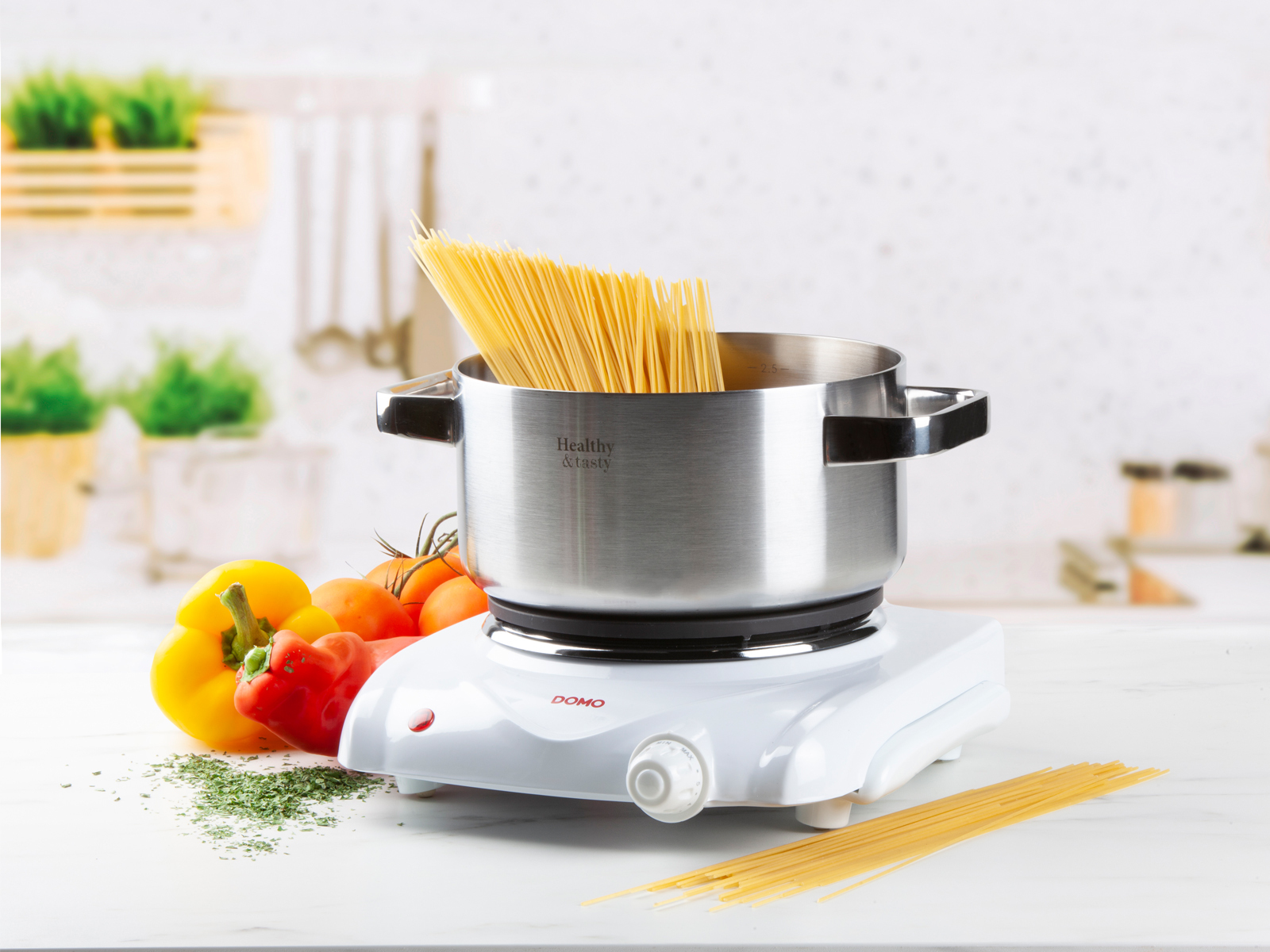 Domo 309kp Kochplatte 1500 watt weiß online kaufen