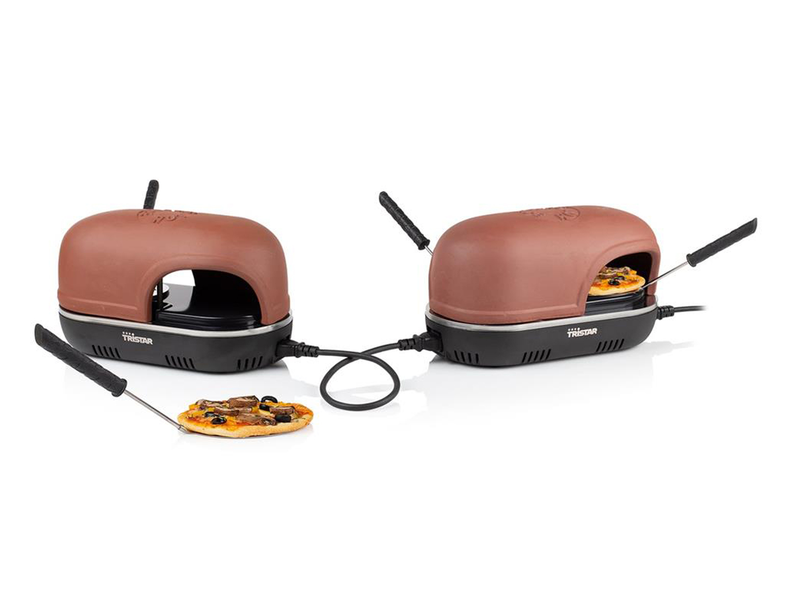 Pizzaofen für 4/6/8 Personen Zuhause Flammkuchenbackofen, Pizzabäcker Pizzamaker - Bild 16 von 16