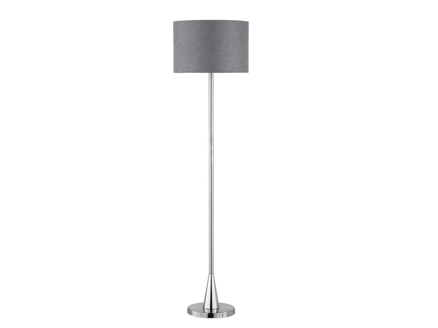 Trio Stehleuchte COSINUS Lampenschirm Textil grau Ø40cm, Stehlampe ... Trio Stehleuchte COSINUS Lampenschirm Textil grau Ø40cm, Stehlampe ...