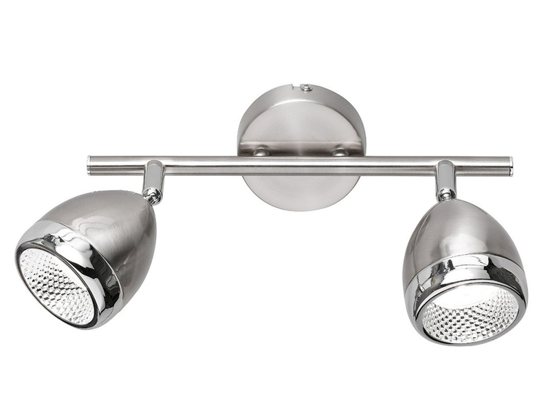 schwenkbar LED Deckenlampe // Strahler Chrom 6-flg Action by Wofi