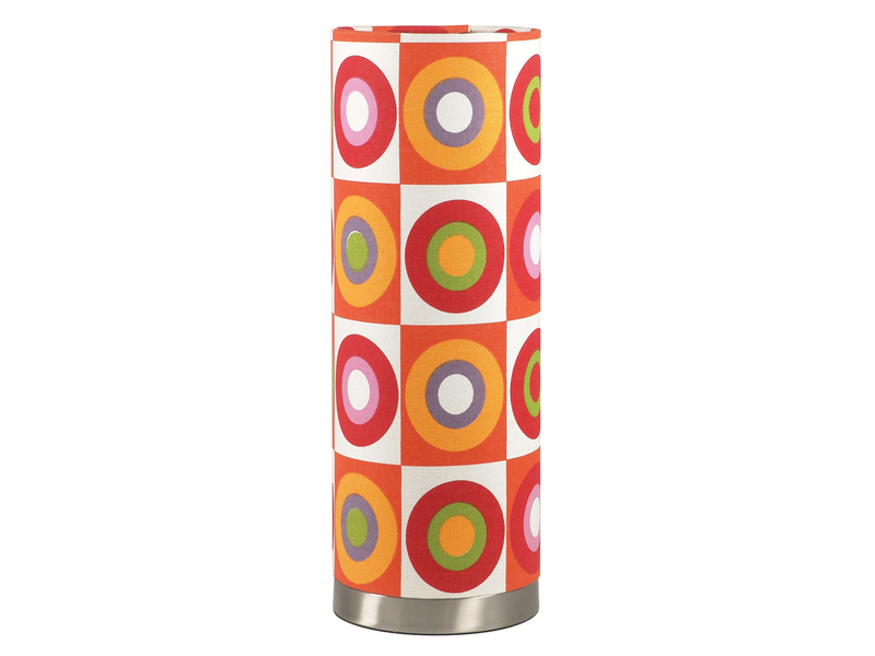 Stylische LED Tischlampe im Retro-Look Ø 15 cm//Höhe 42 cm E14
