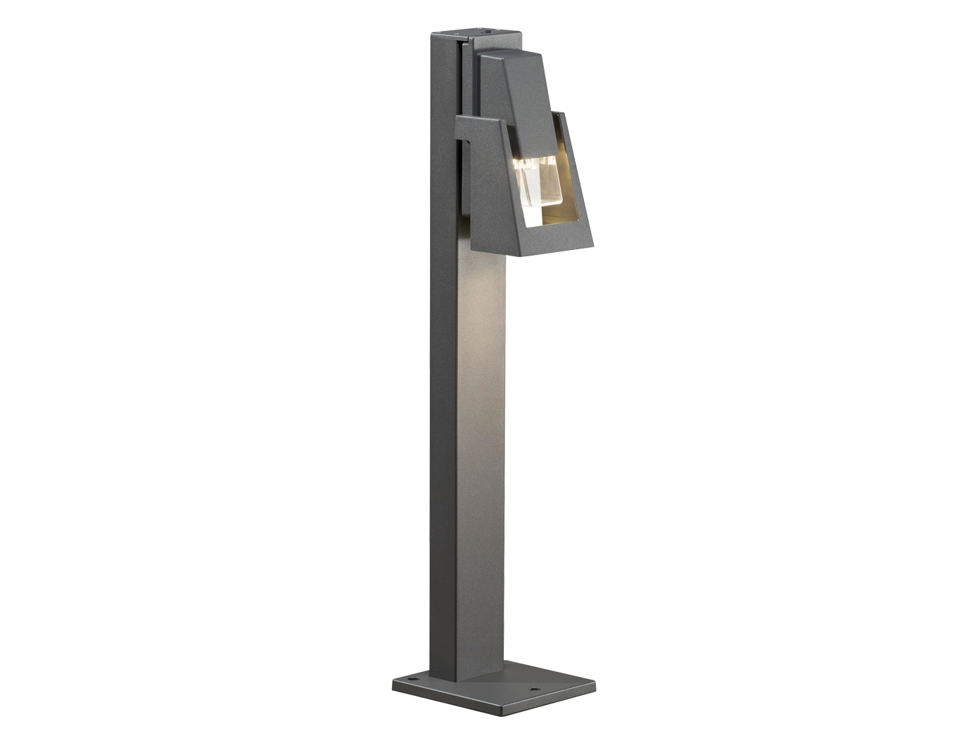 Wegeleuchte POTENZA, Aluminium anthrazit, GU10-Sockel, Höhe 100 cm, IP54