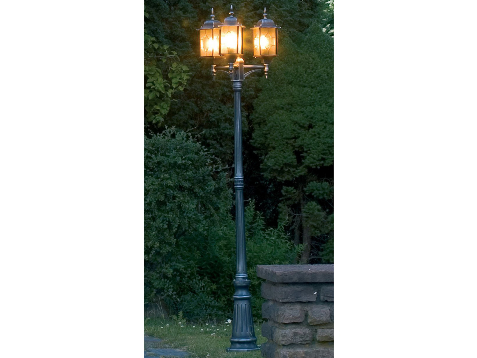 Konstsmide Strade Lanterna candelabro Milano Nero argentoo BLEIKRISTALL Lampada Konstsmide Strade Lanterna candelabro Milano Nero argentoo BLEIKRISTALL Lampada
