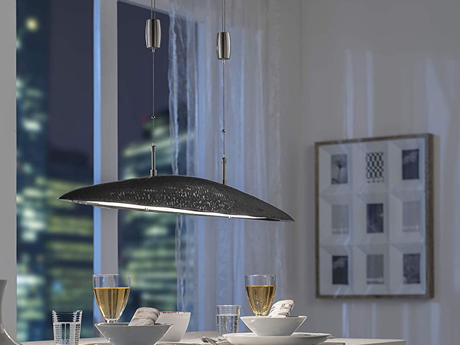 Fischer LED Hängelampe SHINE-ALU braun höhenverstellbar Tunable Weiß dimmbar Fischer LED Hängelampe SHINE-ALU braun höhenverstellbar Tunable Weiß dimmbar