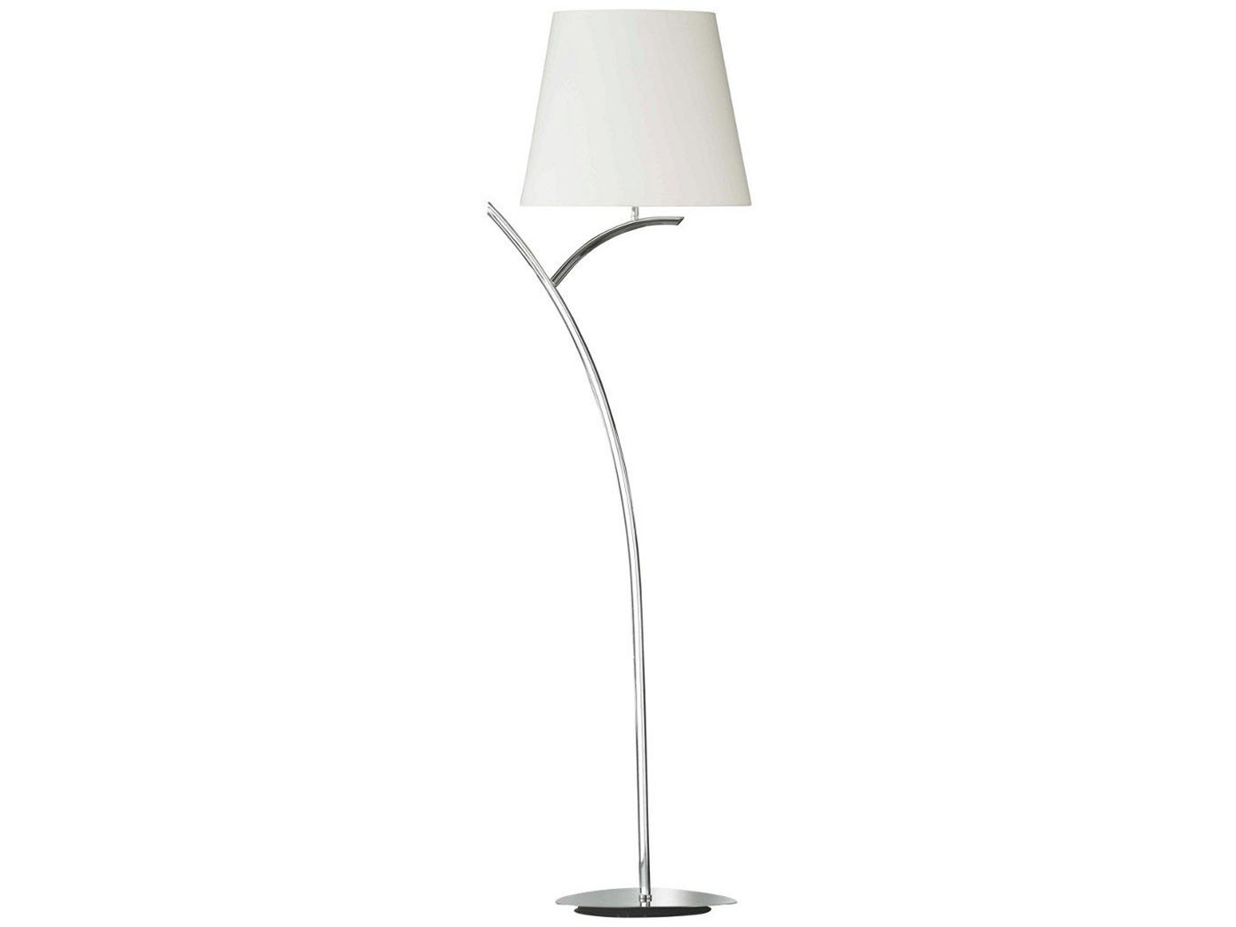 HONSEL Design Stelo Luce Luce Luce y moderno, cromo tessuto bianco, Piantana Luce Salotto Lampada ca336c HONSEL Design Stelo Luce Luce Luce y moderno, cromo tessuto bianco, Piantana Luce Salotto Lampada ca336c
